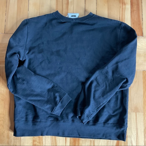 Vintage 90s DKNY Classic Logo Oversized Crewneck Sweatshirt - Picture 2 of 5